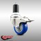 Service Caster 3 Inch 316SS Blue Poly Swivel 1-1/2 Inch Expanding Stem Caster Lock Brake SCC SCC-SS316TTLEX20S314-PPUB-BLUE-112 - alternate 4